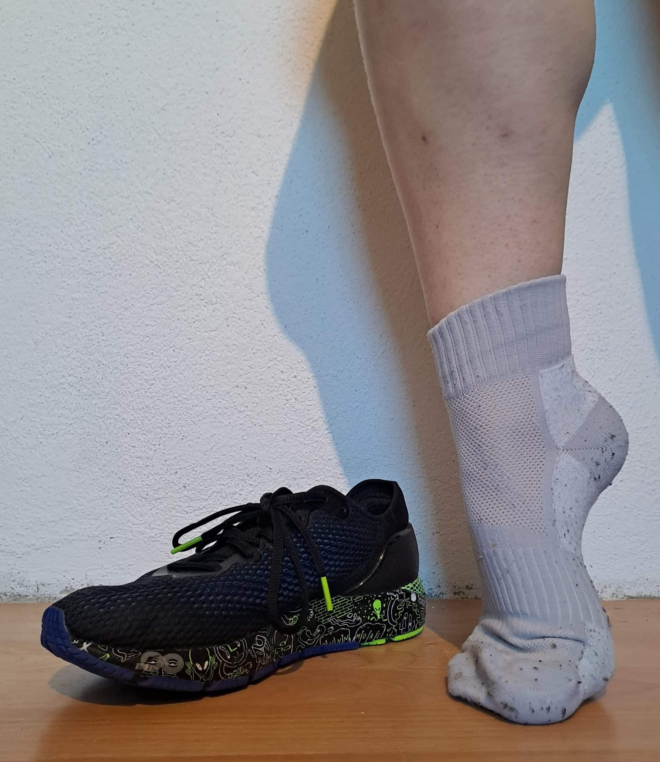 Beim Sport Getragene Sneaker Socken 2 Tage Feeterie