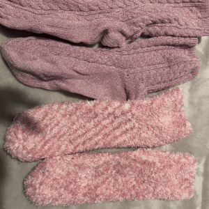 2 Paar rosa Kuschelsocken