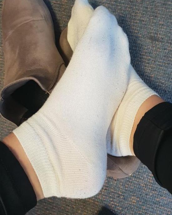 Socken und Fußbilder