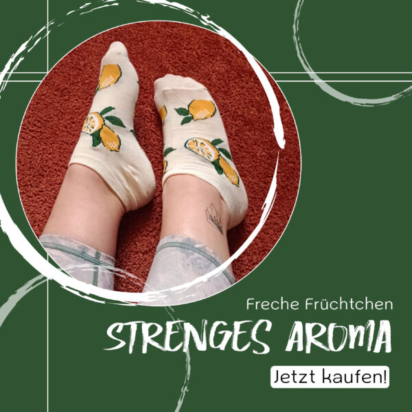 Bunte Socken, freche Früchtchen mit strengem Aroma