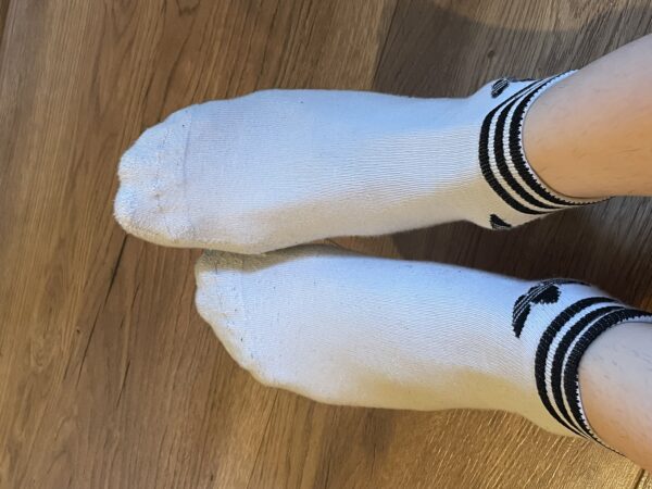 Sport Socken von süßer Studentin